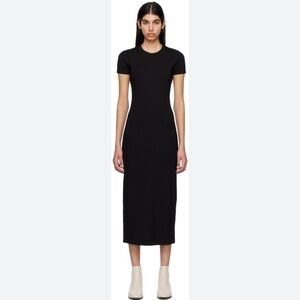 RAG & BONE Black Lily Midi Dress